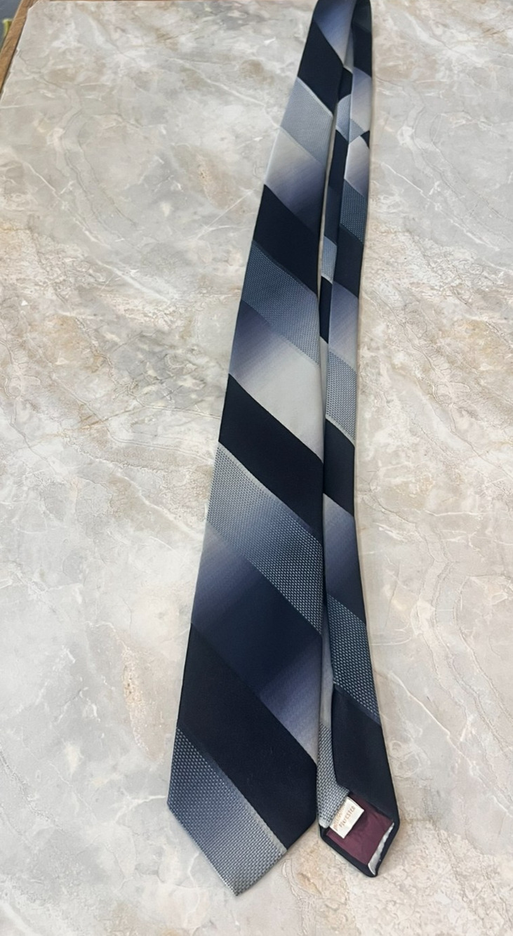 Charvet Mens Necktie Stripe International Polyester Vintage